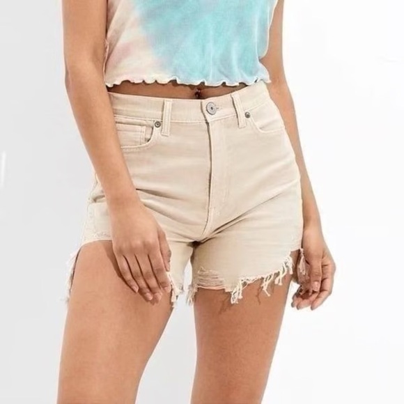 American eagle highest rise mom shorts size 6 - Picture 2 of 5